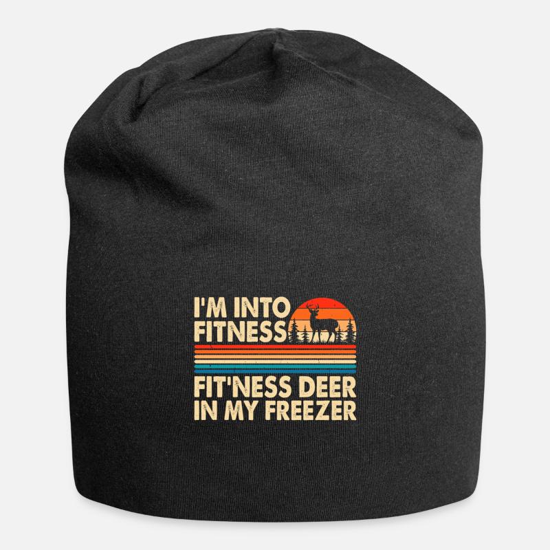 Jagen Jäger - Jersey-Beanie - Schwarz