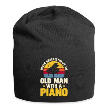 Pianist Piano - Jersey-Beanie - Schwarz - Vorne