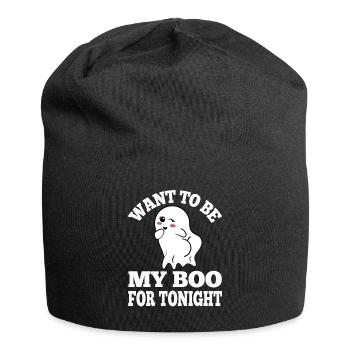 Sassy Ghost Booty Flirt Women's Halloween Fun - Jersey-Beanie - Schwarz - Vorne