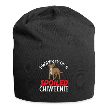 Chiweenie Chien - Bonnet en jersey - noir - Devant