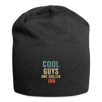 Cool guys are called Ian - Jersey Beanie - black - Front