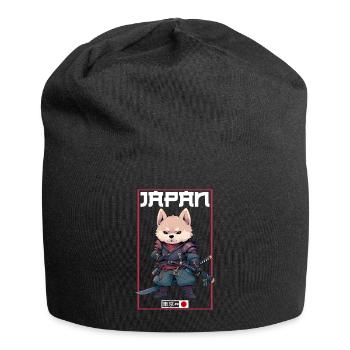 Asia Corki Japanese Samurai Samurai - Jersey Beanie - black - Front