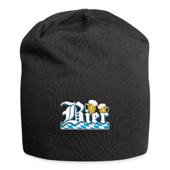 Bayerisch Bierliebhaber Bayern Bier München - Jersey-Beanie - Schwarz - Vorne