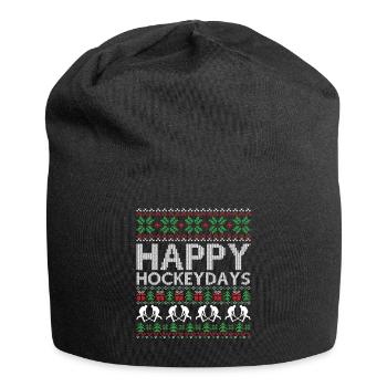 Hockey Moche Noël - Bonnet en jersey - noir - Devant