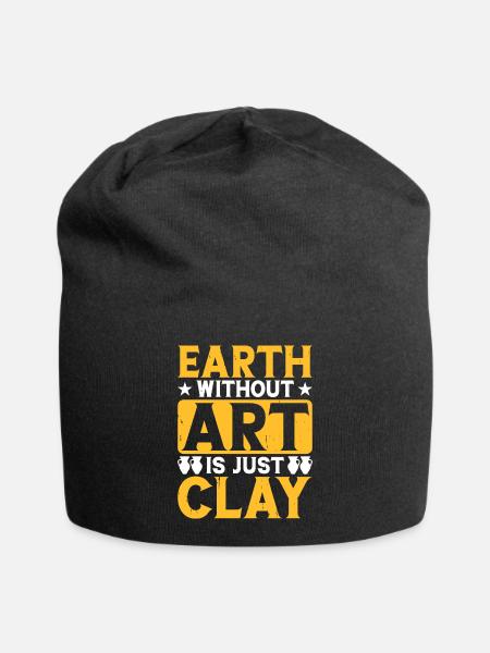 Art - Jersey Beanie - black