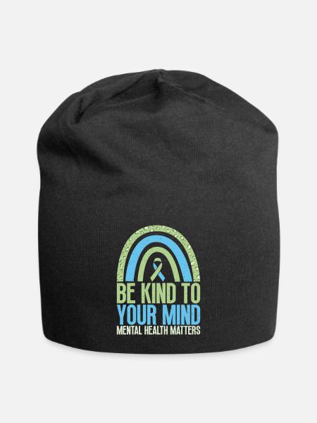 Seien Sie Freundlich Dyskalkulie-bewusstsein - - Jersey-Beanie - Schwarz