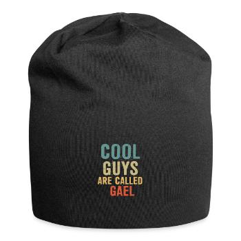 Les mecs cool s’appellent Gael - Bonnet en jersey - noir - Devant