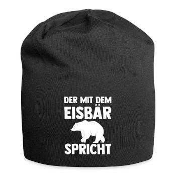 Eisbär Eisbären - Jersey-Beanie - Schwarz - Vorne
