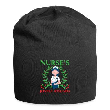 Infirmière Joyful Rounds Infirmière - Bonnet en jersey - noir - Devant