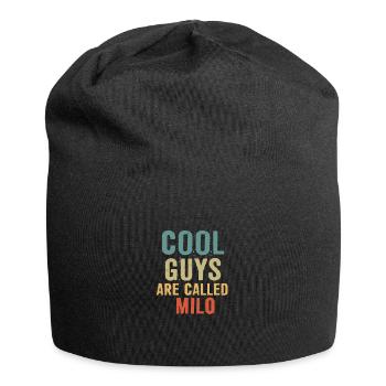 Cool guys are called milo - Jersey-Beanie - Schwarz - Vorne