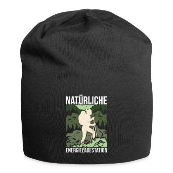 Waldliebhaber Outdoor Naturliebhaber - Jersey-Beanie - Schwarz - Vorne
