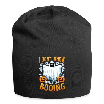 Je ne sais pas ce que je HUE - Bonnet en jersey - noir - Devant