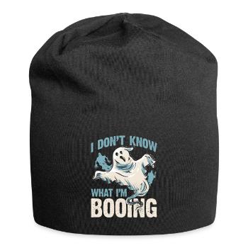 I don't know what I'm BOOING - Jersey-Beanie - Schwarz - Vorne