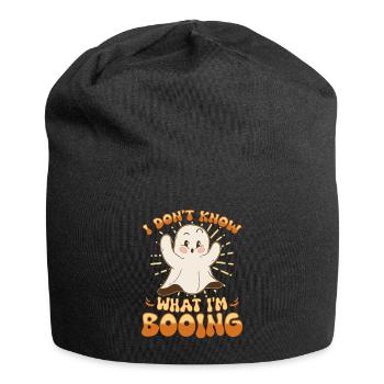 I don't know what I'm BOOING - Jersey-Beanie - Schwarz - Vorne