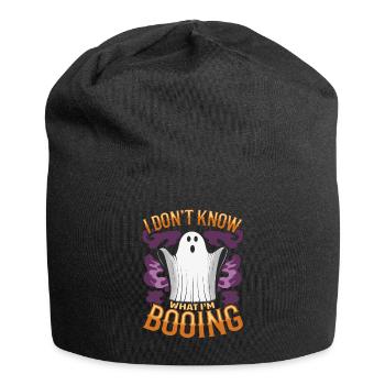 I don't know what I'm BOOING - Jersey-Beanie - Schwarz - Vorne