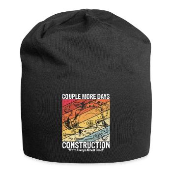 Construction Construction Site Construction Worker Building Family Tisc - Jersey Beanie - black - Front