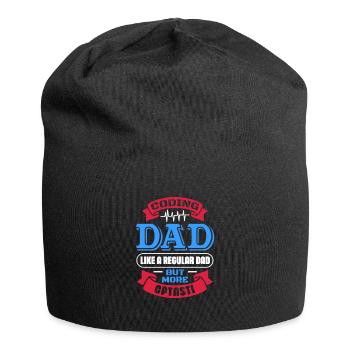 Funny Regular Dad But Cooler - Medical Programmer - Jersey-Beanie - Schwarz - Vorne