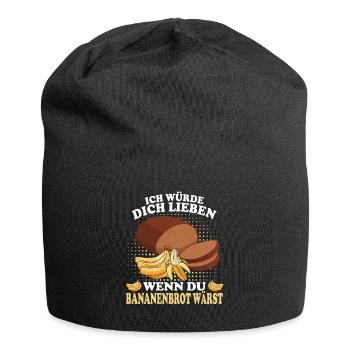 Bananen Brot Bäcker - Jersey-Beanie - Schwarz - Vorne