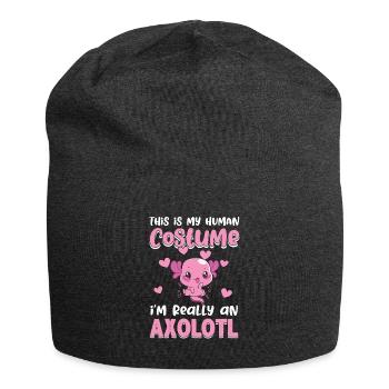 Mon costume humain vraiment Axolotl Amphibian Lurch - Bonnet en jersey - charbon - Devant