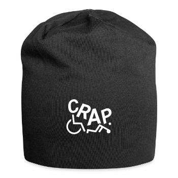 Crap Wheelchair Wheelchair - Jersey Beanie - black - Front