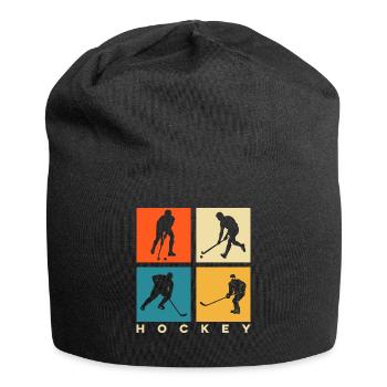 Hockey - Bonnet en jersey - noir - Devant