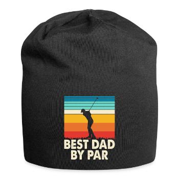 Golf Papa Vater - Jersey-Beanie - Schwarz - Vorne