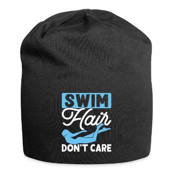 Schwimmen Schwimmer - Jersey-Beanie - Schwarz - Vorne