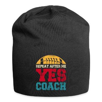 Football - Jersey-Beanie - Schwarz - Vorne