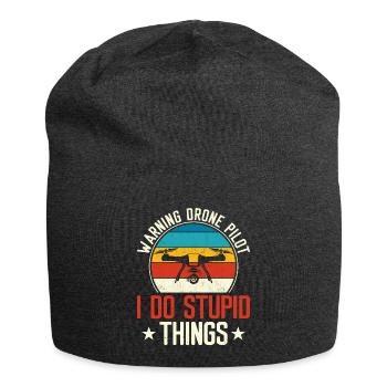 Drone - Jersey Beanie - charcoal grey - Front