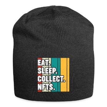 NFT - Jersey-Beanie - Anthrazit - Vorne