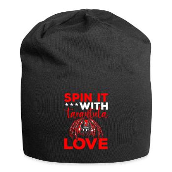 Tarantula Love Vogelspinnen Haustier Spinne - Jersey-Beanie - Schwarz - Vorne
