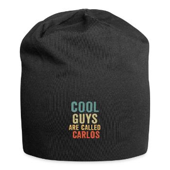 Cool guys are called Carlos - Jersey Beanie - black - Front