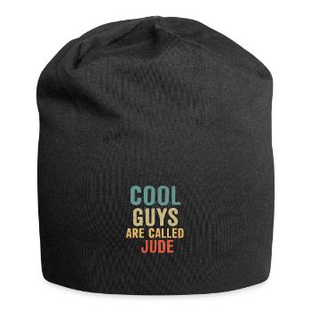Cool guys are called Jude - Jersey-Beanie - Schwarz - Vorne
