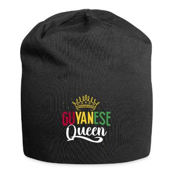 Guyana Flag Guyanais Guyanais - Bonnet en jersey - noir - Devant