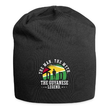 Guyana Flag Guyanese Guyana - Jersey Beanie - black - Front