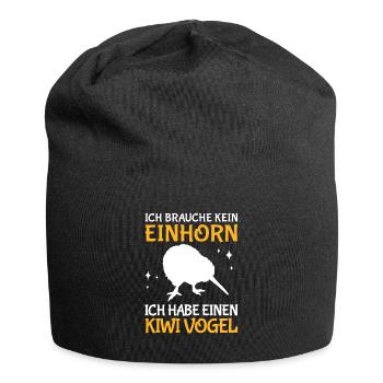 Ich habe einen Kiwi Vogel Neuseeland - Jersey-Beanie - Schwarz - Vorne