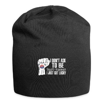 South Korean Pride South Korea Flag Grown South - Jersey Beanie - black - Front