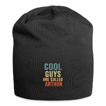 Cool guys are called arthur - Jersey-Beanie - Schwarz - Vorne
