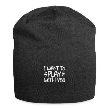 Sadomaso BDSM Dominatrix SM Sado Maso Gift - Jersey Beanie - charcoal grey - Front