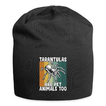 Tarentules, animaux domestiques, propriétaires d’araignées - Bonnet en jersey - noir - Devant