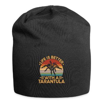 Life is better with Tarantula Owner Pet - Jersey Beanie - black - Front