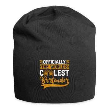 Officially The World's Coolest Bartender Barmann - Jersey-Beanie - Schwarz - Vorne