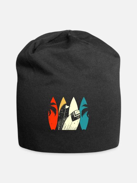 Surfen Surfer - Jersey-Beanie - Schwarz