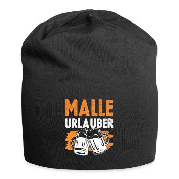 bier malle urlaub - Jersey-Beanie - Schwarz - Vorne