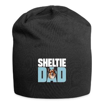 Shetland Sheepdog Dog Sheltie - Sheltie Dad - Jersey Beanie - black - Front