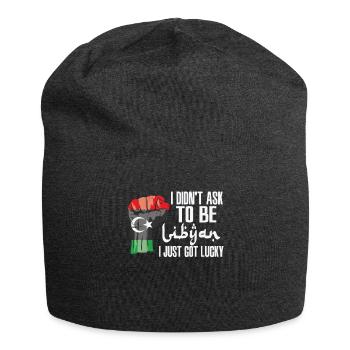 Fierté libyenne Le drapeau libyen grandit - Bonnet en jersey - charbon - Devant