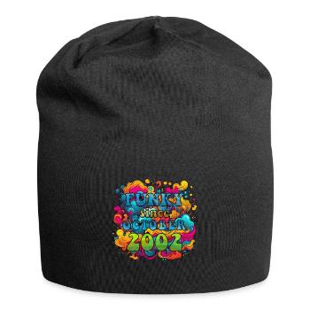 Funky Birthday: October 2002 - Psychadelic - Jersey Beanie - black - Front
