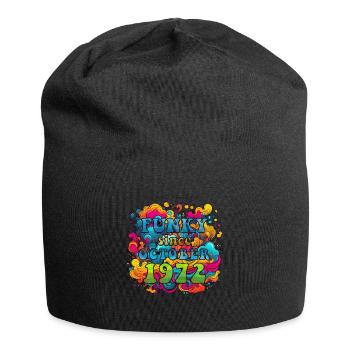 Funky Birthday: Octobre 1972 - Psychadelic - Bonnet en jersey - noir - Devant