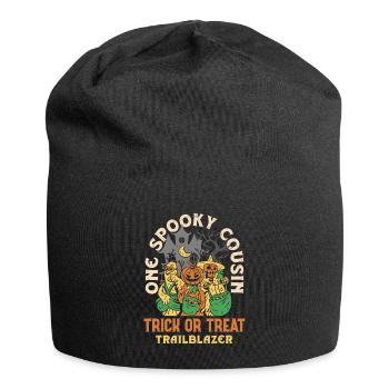 One Spooky Cousin Retro Halloween Costume - Jersey-Beanie - Schwarz - Vorne