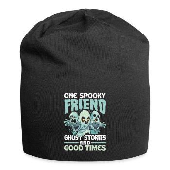One Spooky Friend Retro Halloween Costume - Jersey-Beanie - Schwarz - Vorne